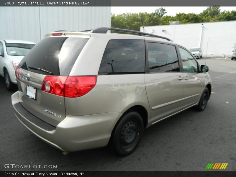 Desert Sand Mica / Fawn 2008 Toyota Sienna LE