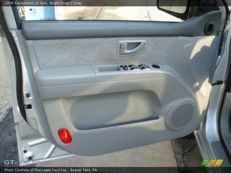 Bright Silver / Gray 2008 Kia Sorento LX 4x4
