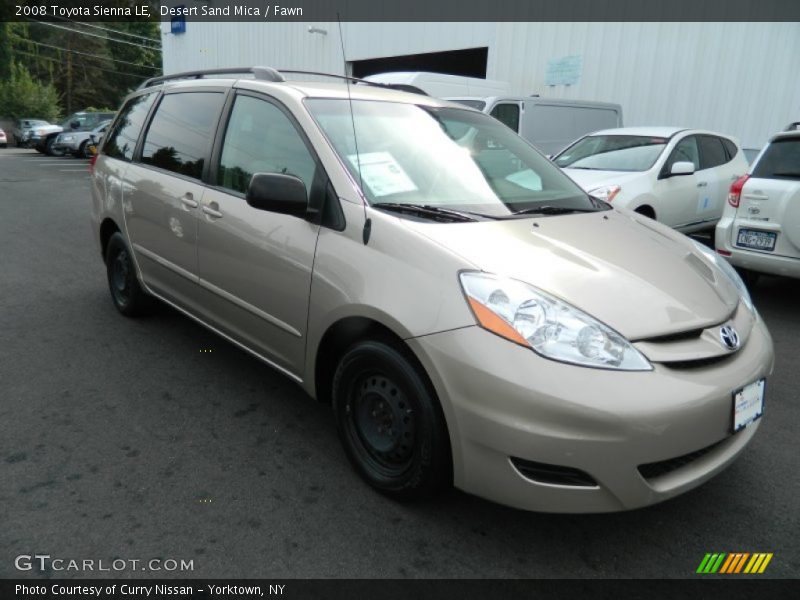 Desert Sand Mica / Fawn 2008 Toyota Sienna LE