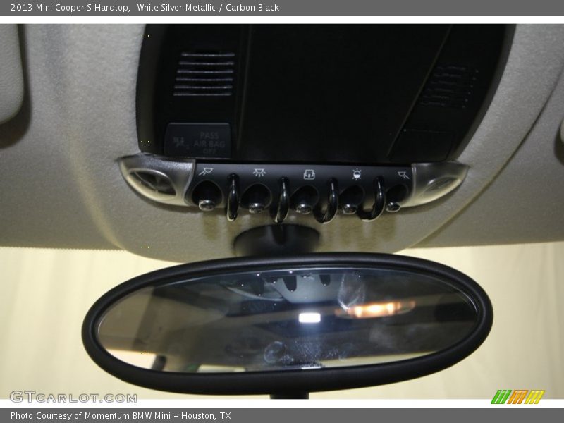 White Silver Metallic / Carbon Black 2013 Mini Cooper S Hardtop