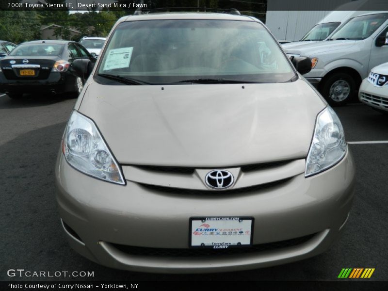 Desert Sand Mica / Fawn 2008 Toyota Sienna LE