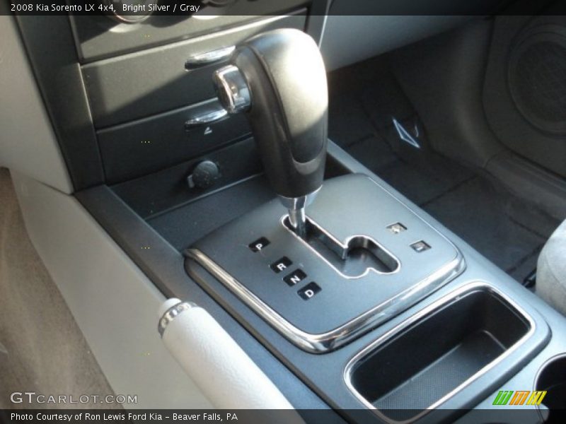 Bright Silver / Gray 2008 Kia Sorento LX 4x4