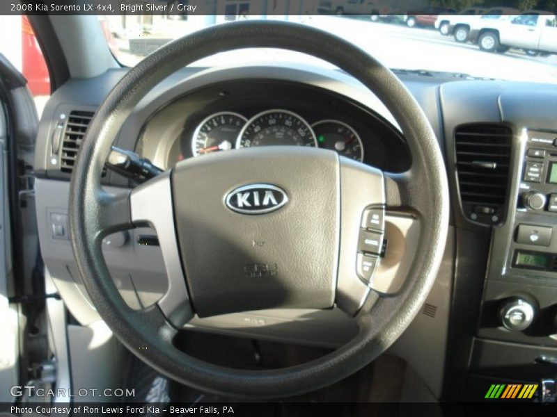 Bright Silver / Gray 2008 Kia Sorento LX 4x4