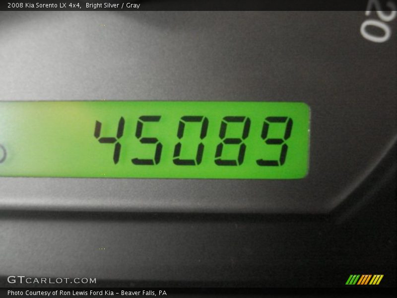 Bright Silver / Gray 2008 Kia Sorento LX 4x4
