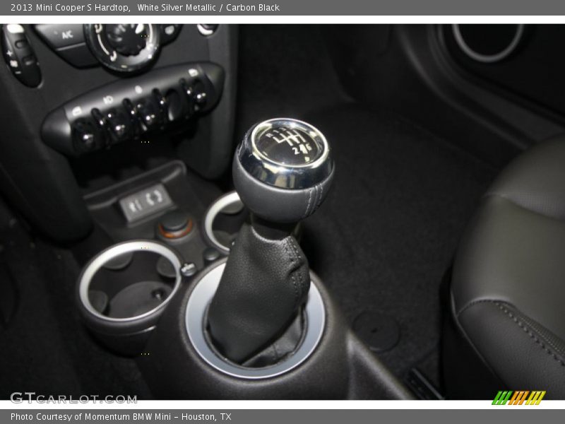 White Silver Metallic / Carbon Black 2013 Mini Cooper S Hardtop