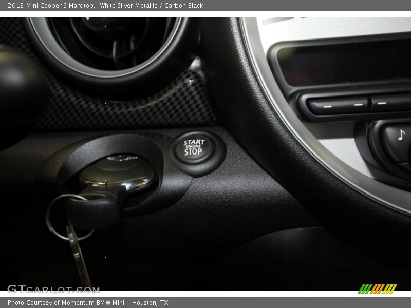 White Silver Metallic / Carbon Black 2013 Mini Cooper S Hardtop