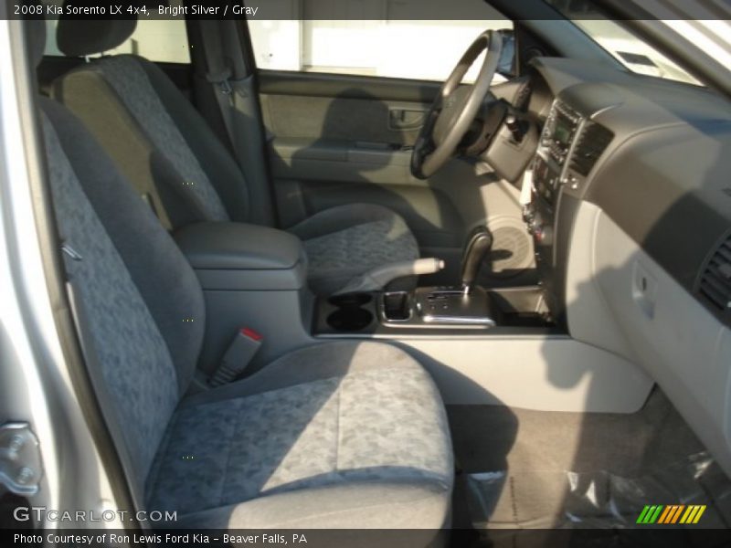Bright Silver / Gray 2008 Kia Sorento LX 4x4