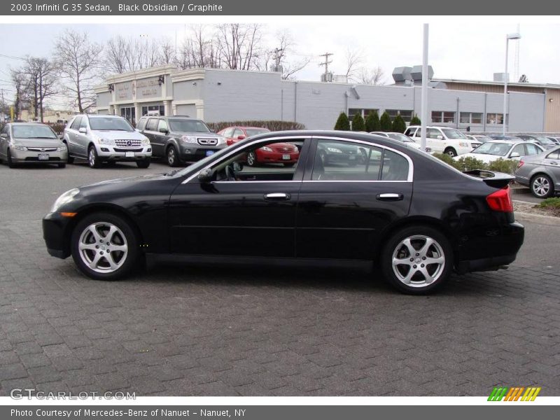 Black Obsidian / Graphite 2003 Infiniti G 35 Sedan
