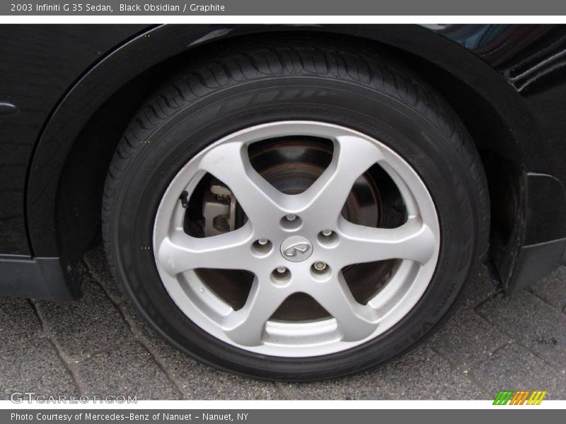 Black Obsidian / Graphite 2003 Infiniti G 35 Sedan