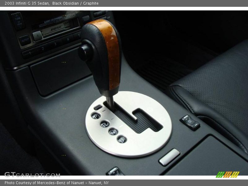 Black Obsidian / Graphite 2003 Infiniti G 35 Sedan