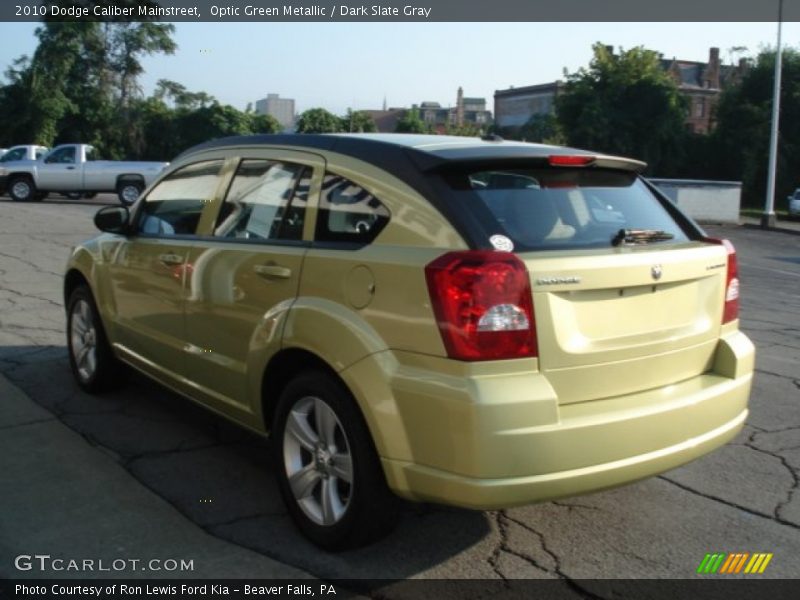 Optic Green Metallic / Dark Slate Gray 2010 Dodge Caliber Mainstreet