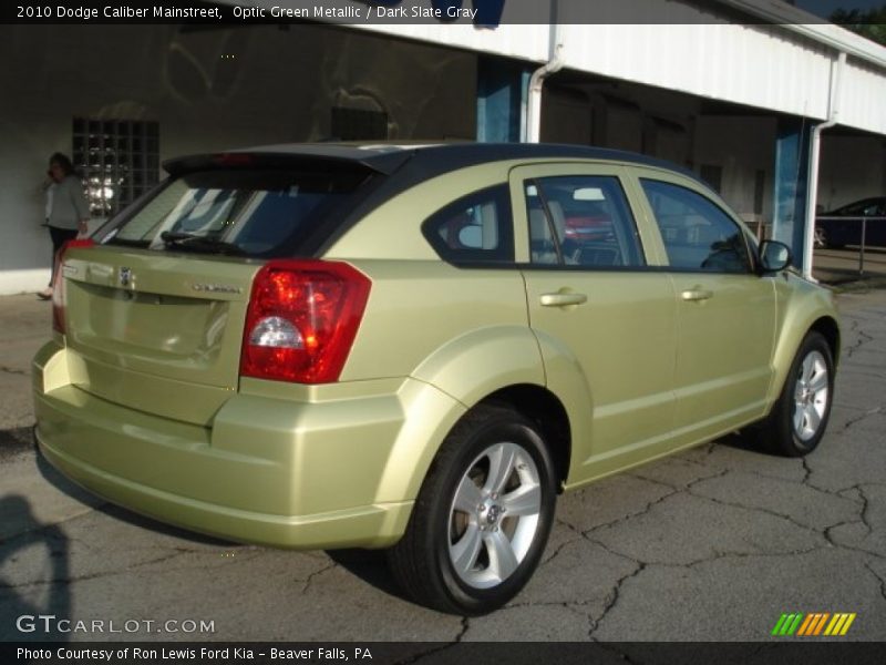 Optic Green Metallic / Dark Slate Gray 2010 Dodge Caliber Mainstreet