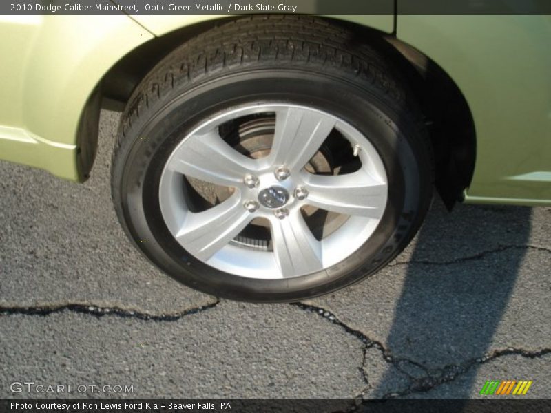 Optic Green Metallic / Dark Slate Gray 2010 Dodge Caliber Mainstreet