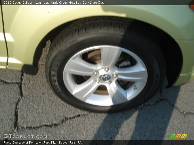 Optic Green Metallic / Dark Slate Gray 2010 Dodge Caliber Mainstreet