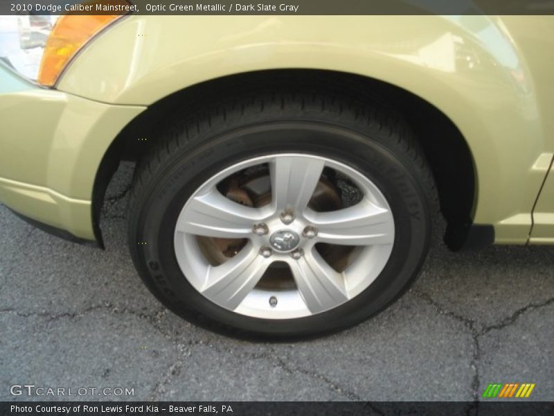 Optic Green Metallic / Dark Slate Gray 2010 Dodge Caliber Mainstreet