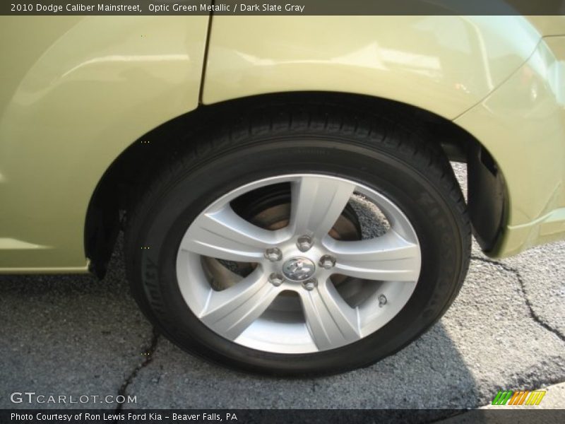 Optic Green Metallic / Dark Slate Gray 2010 Dodge Caliber Mainstreet