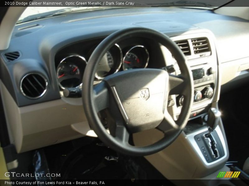 Optic Green Metallic / Dark Slate Gray 2010 Dodge Caliber Mainstreet