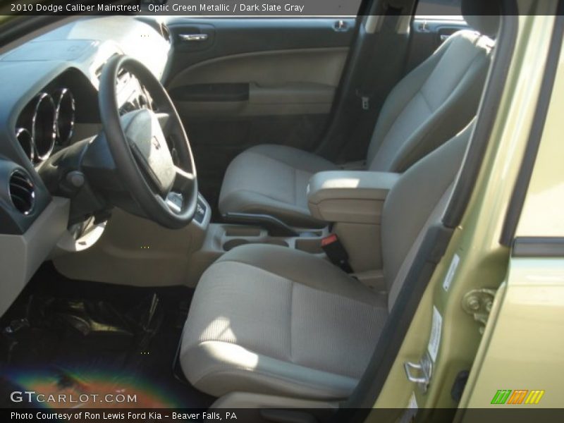 Optic Green Metallic / Dark Slate Gray 2010 Dodge Caliber Mainstreet