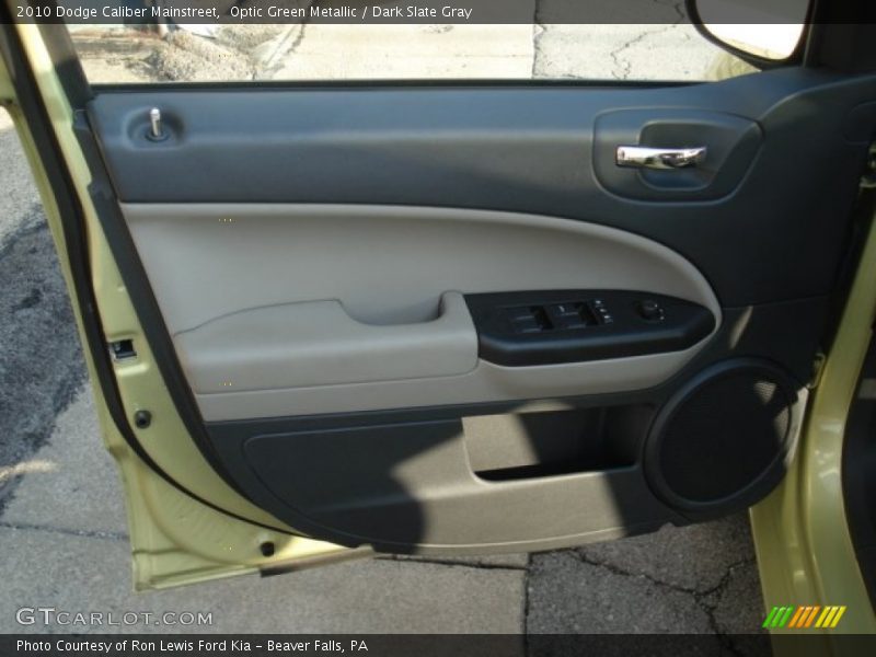 Optic Green Metallic / Dark Slate Gray 2010 Dodge Caliber Mainstreet