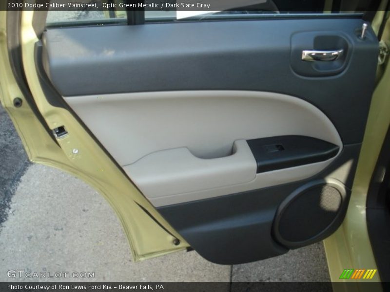 Optic Green Metallic / Dark Slate Gray 2010 Dodge Caliber Mainstreet