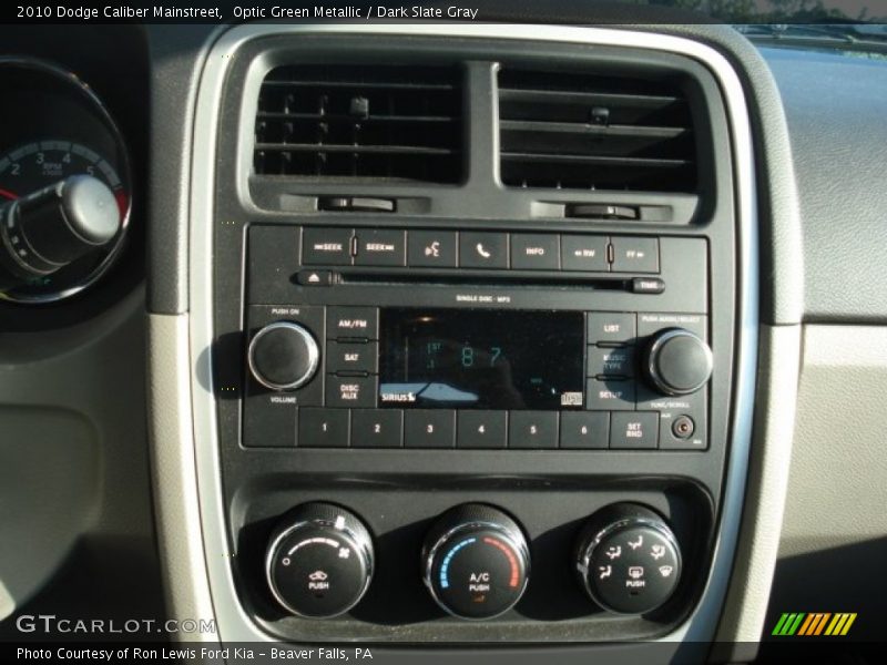 Optic Green Metallic / Dark Slate Gray 2010 Dodge Caliber Mainstreet