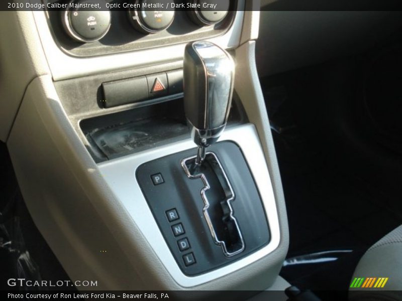 Optic Green Metallic / Dark Slate Gray 2010 Dodge Caliber Mainstreet