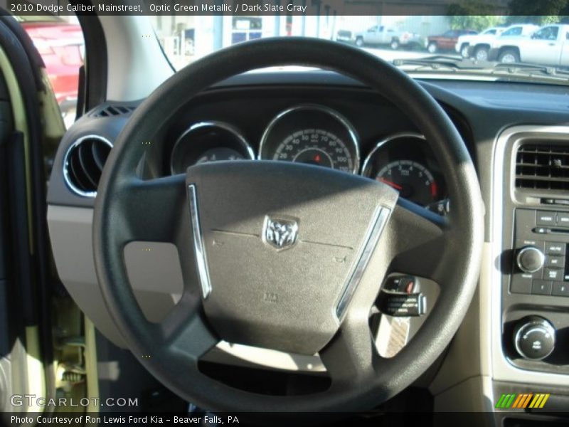 Optic Green Metallic / Dark Slate Gray 2010 Dodge Caliber Mainstreet
