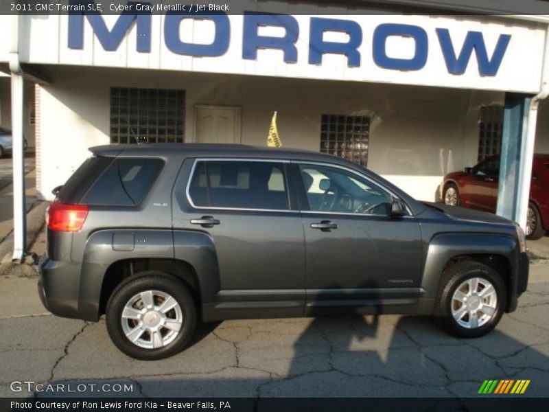 Cyber Gray Metallic / Jet Black 2011 GMC Terrain SLE