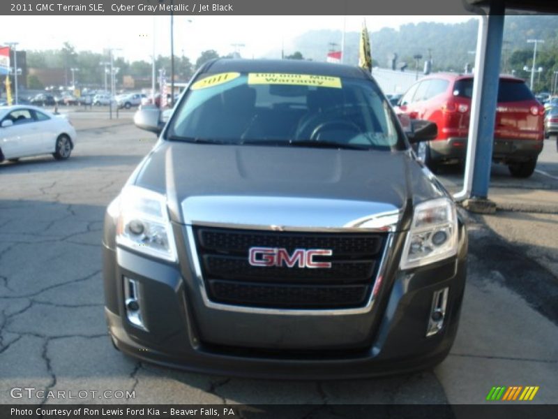 Cyber Gray Metallic / Jet Black 2011 GMC Terrain SLE
