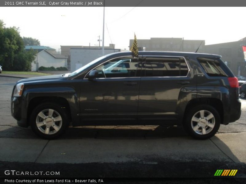 Cyber Gray Metallic / Jet Black 2011 GMC Terrain SLE