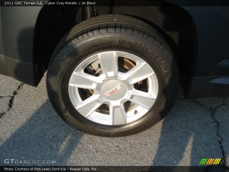 Cyber Gray Metallic / Jet Black 2011 GMC Terrain SLE