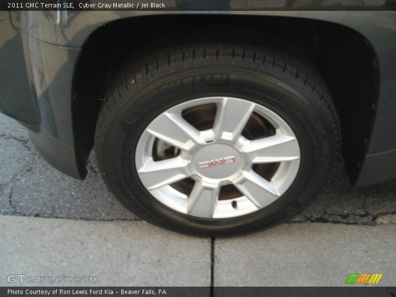 Cyber Gray Metallic / Jet Black 2011 GMC Terrain SLE