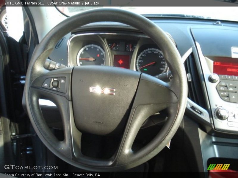 Cyber Gray Metallic / Jet Black 2011 GMC Terrain SLE