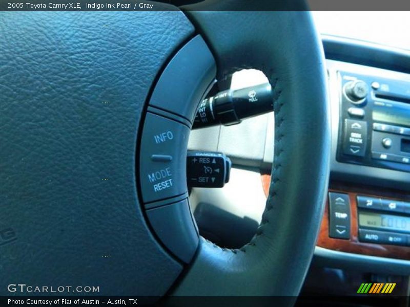 Indigo Ink Pearl / Gray 2005 Toyota Camry XLE