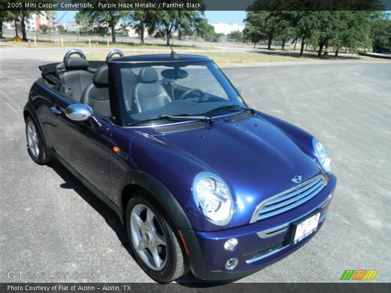 Purple Haze Metallic / Panther Black 2005 Mini Cooper Convertible