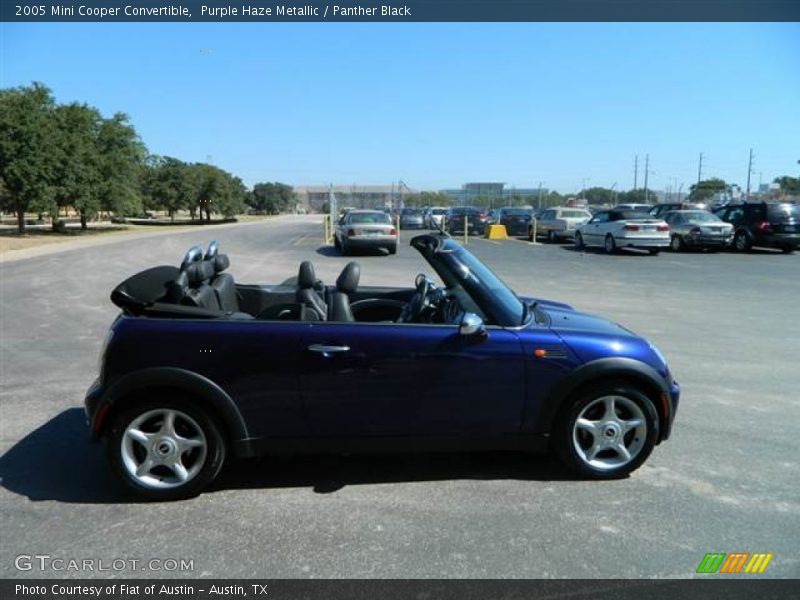 Purple Haze Metallic / Panther Black 2005 Mini Cooper Convertible