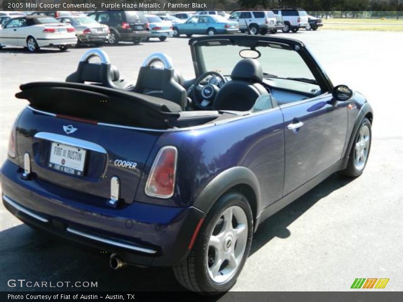 Purple Haze Metallic / Panther Black 2005 Mini Cooper Convertible