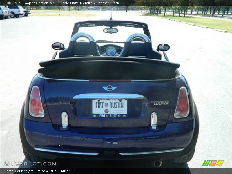 Purple Haze Metallic / Panther Black 2005 Mini Cooper Convertible