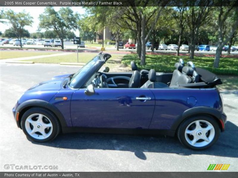 Purple Haze Metallic / Panther Black 2005 Mini Cooper Convertible