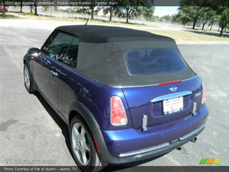 Purple Haze Metallic / Panther Black 2005 Mini Cooper Convertible