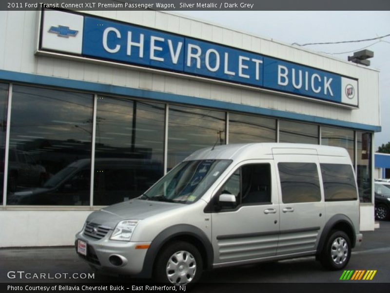 Silver Metallic / Dark Grey 2011 Ford Transit Connect XLT Premium Passenger Wagon
