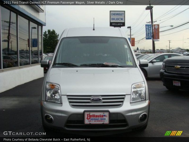 Silver Metallic / Dark Grey 2011 Ford Transit Connect XLT Premium Passenger Wagon
