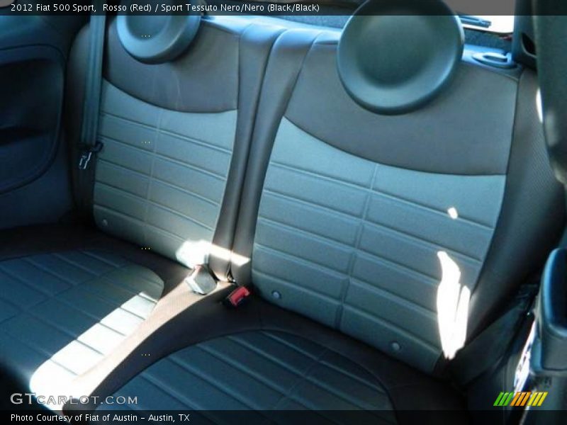 Rosso (Red) / Sport Tessuto Nero/Nero (Black/Black) 2012 Fiat 500 Sport