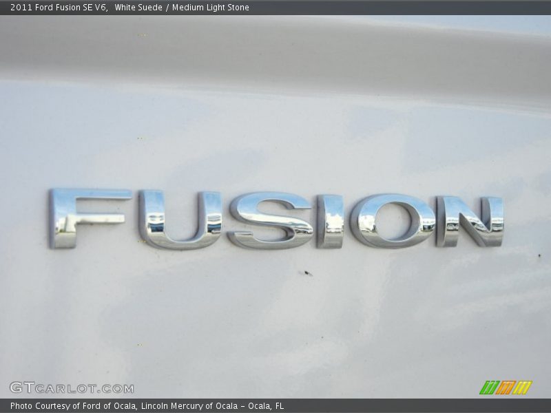 White Suede / Medium Light Stone 2011 Ford Fusion SE V6