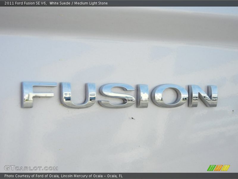 White Suede / Medium Light Stone 2011 Ford Fusion SE V6