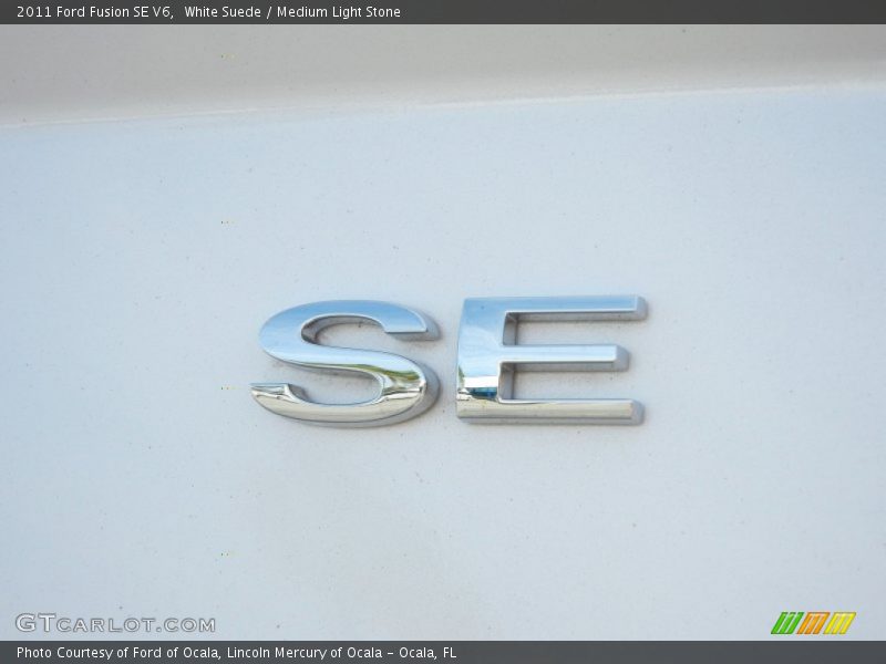 White Suede / Medium Light Stone 2011 Ford Fusion SE V6