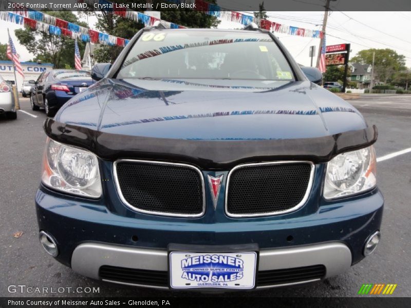Crystal Lake Metallic / Ebony Black 2006 Pontiac Torrent AWD