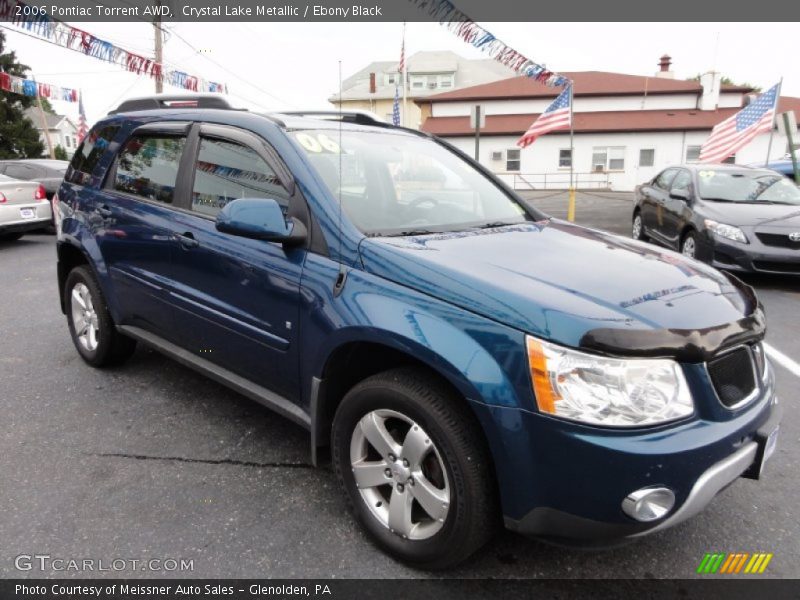 Crystal Lake Metallic / Ebony Black 2006 Pontiac Torrent AWD