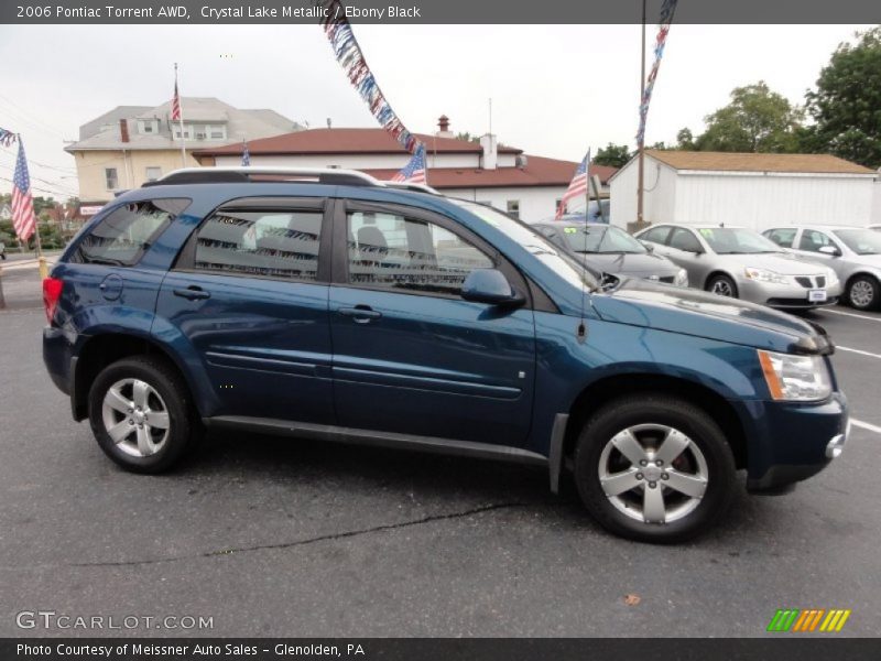 Crystal Lake Metallic / Ebony Black 2006 Pontiac Torrent AWD