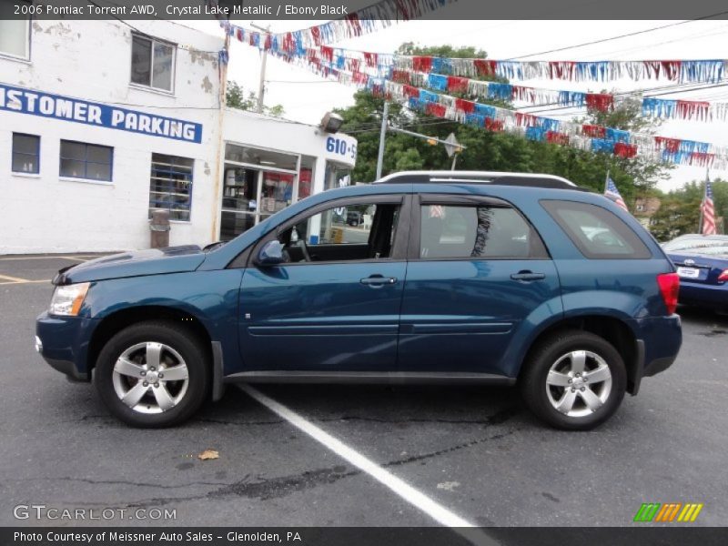 Crystal Lake Metallic / Ebony Black 2006 Pontiac Torrent AWD